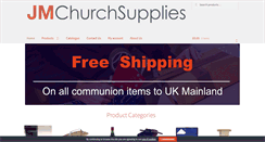 Desktop Screenshot of jmchurchsupplies.co.uk